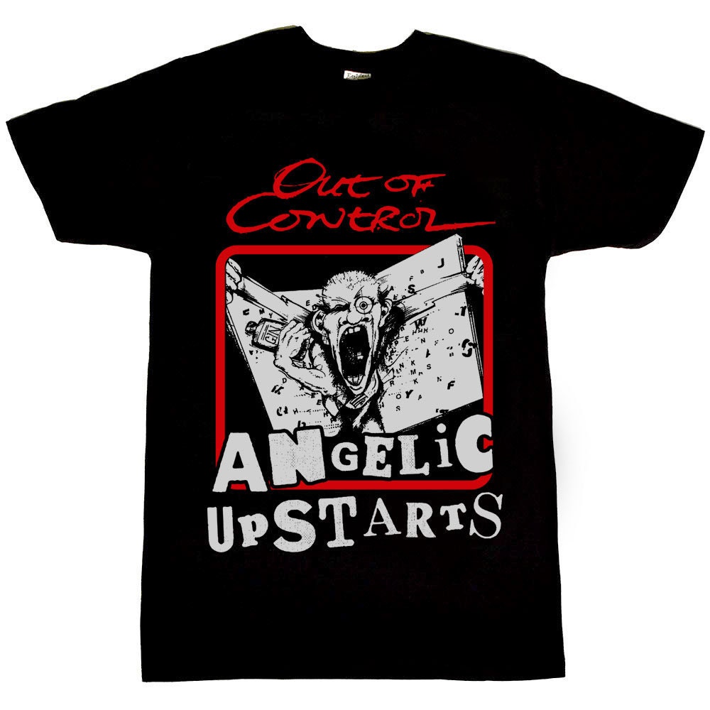 Rare Angelic UPSTARTS *Punk Rock Band Men's Black T-Shirt Size S M L XL 2XL 3XL Rare Angelic UPSTARTS *Punk Rock Band Men's Black T-Shirt Size S M L XL 2XL 3XL