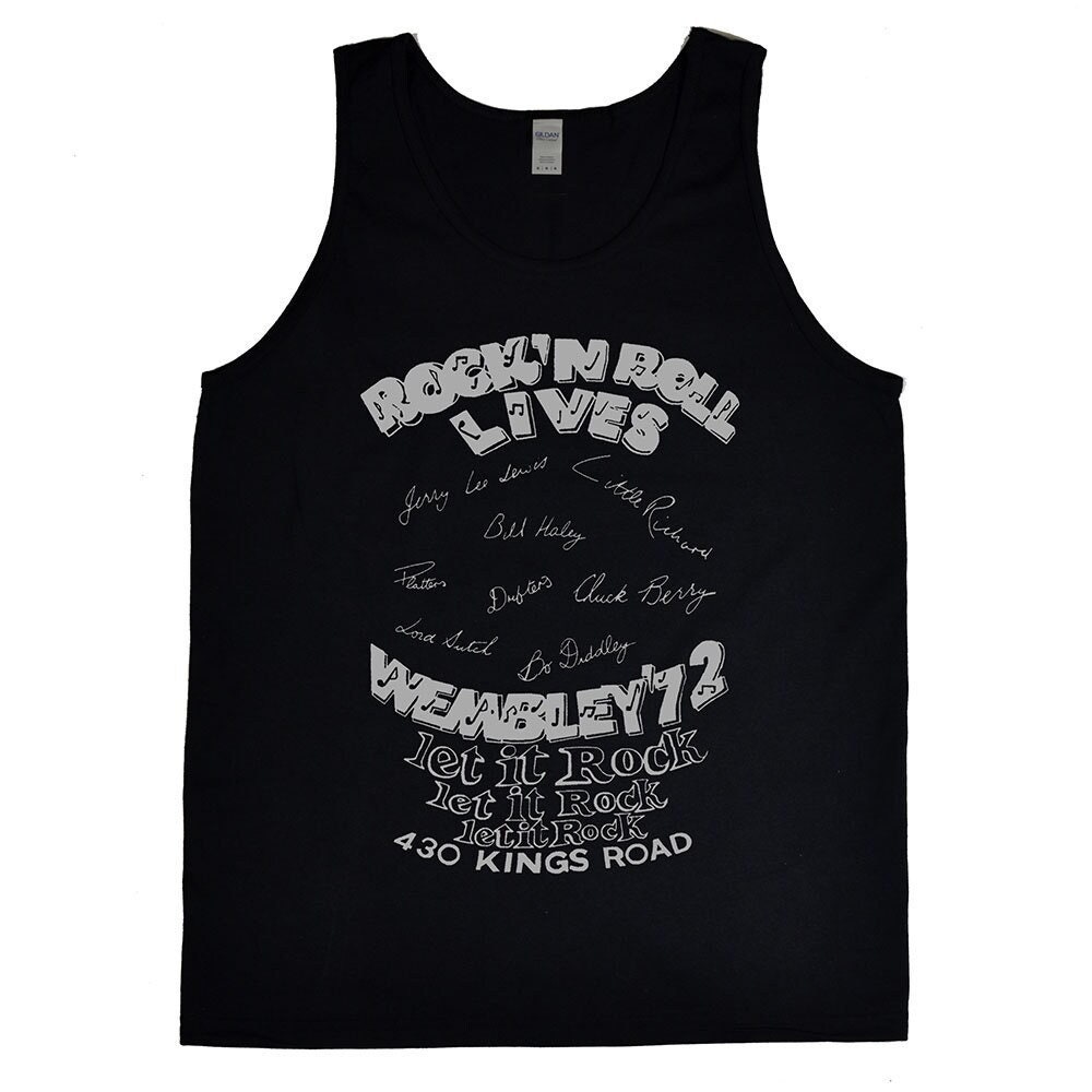 Discover Seditionaries Rock n Roll Lives Wembley 72 Mens Tank Top