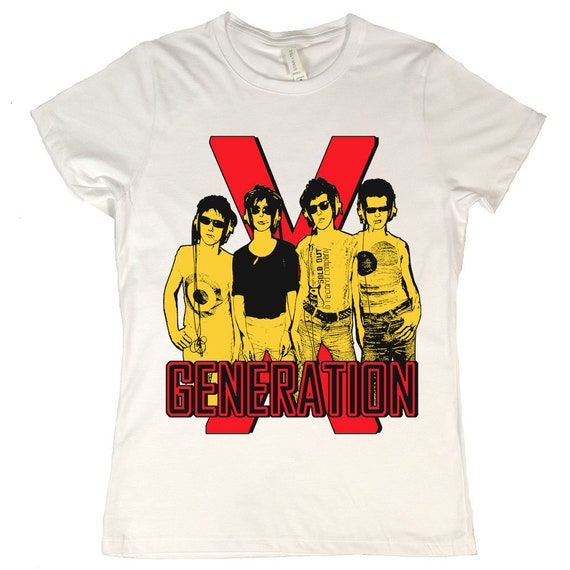 Kelder Dempsey uit Generation X Band Dames T-Shirt - Etsy Nederland