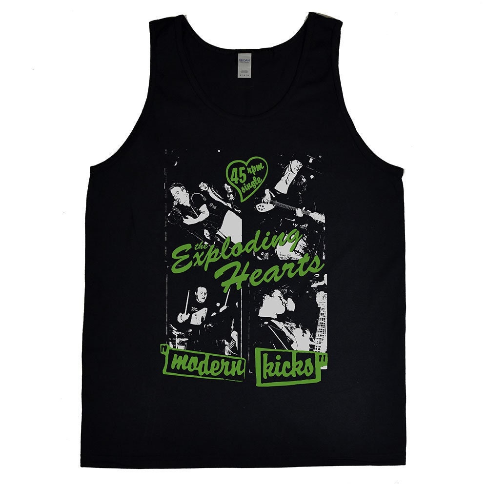 Discover Exploding Hearts, The Modern Kicks Mens Tank Top