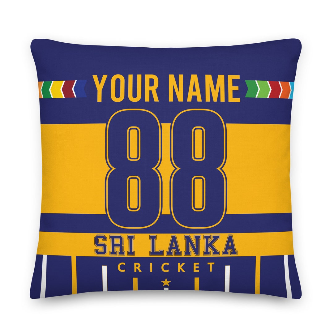 Sri Lanka Cricket Personalized Pillowcase, World Cup 1996, Custom