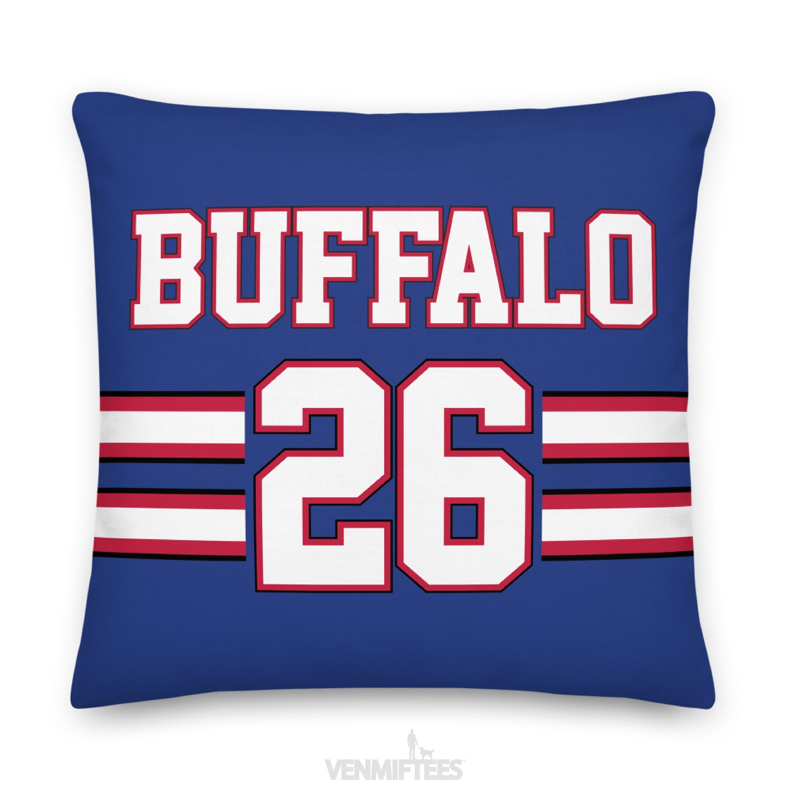 Buffalo Personalized Pillow Case Gridiron Cushion Football