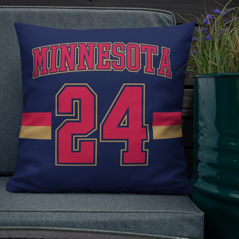 Minnesota Baseball Personalized Name & Number Pillowcase, Cushion Cover, Decor, Custom Jersey, Gift for Dad, Gift for Mom, Sports, Twins image 5