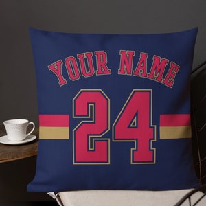 Minnesota Baseball Personalized Name & Number Pillowcase, Cushion Cover, Decor, Custom Jersey, Gift for Dad, Gift for Mom, Sports, Twins image 4