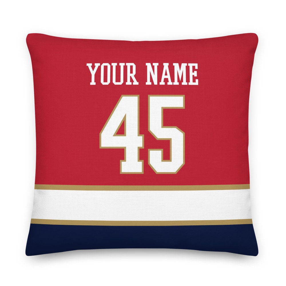 Florida Personalized Hockey Pillow Case Cushion Ice Hockey Etsy UK