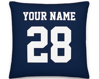 Penn State Football Personalized Pillowcase, Pillow, Cushion Cover, College Acceptance, Bed Party, NCAA, Student Graduation, Nittany Lions