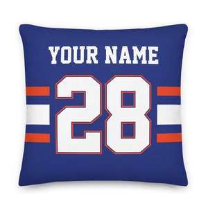 Florida College Football Personalized Pillowcase, Pillow, Cushion Cover, College Acceptance, Bed Party, NCAA, Student Graduation, Gators