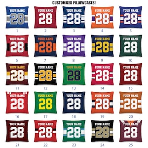 Personalized Sports Pillowcases, Pillow, Cushion Cover, Acceptance, Bed Party, Customization, Birthday Gift, Xmas Gift