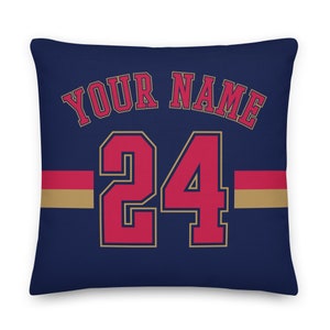 Minnesota Baseball Personalized Name & Number Pillowcase, Cushion Cover, Decor, Custom Jersey, Gift for Dad, Gift for Mom, Sports, Twins image 1