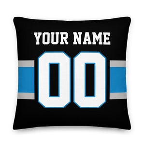 Carolina Football Pillowcase, Birthday Gift, Cushion, Pillow, Personalized, Gift for Dad, Xmas Gift, Unique Gift, Quarterback, Father's Day