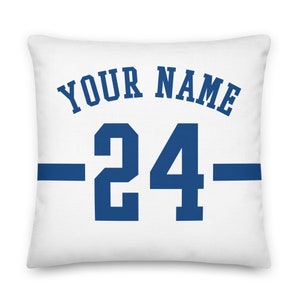 Kansas City Baseball Personalized Name & Number Pillowcases, Cushion Cover, Decor, Custom Jersey, Gift for Dad, Gift for Mom, Sports, Royals