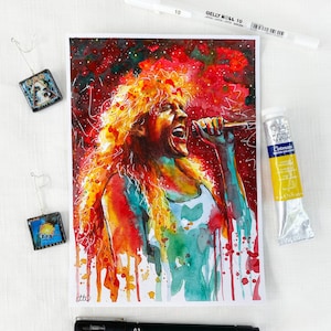 Rock Singer Print