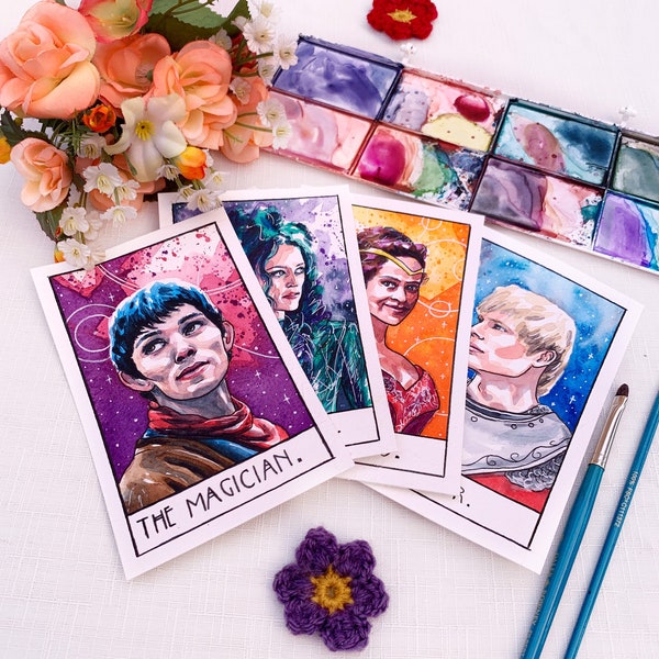 Merlin Tarot Card Print Pack | Merlin Kunstdrucke