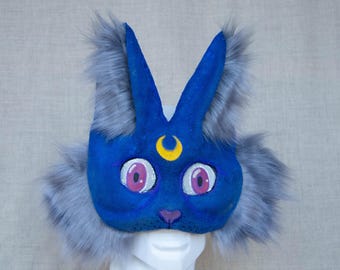 Sailor Moon kattenmasker, Therian Mask, kattenmasker, animemasker, cartoonmasker, zwart kattenmasker, grijs kattenmasker, larp, cadeau, wilgenstaart
