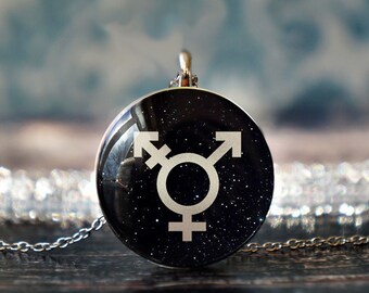 transgender pride , transgender jewelry , lgbt necklace , trans pride jewelry , transgender pendant , transgender gift , queer necklace