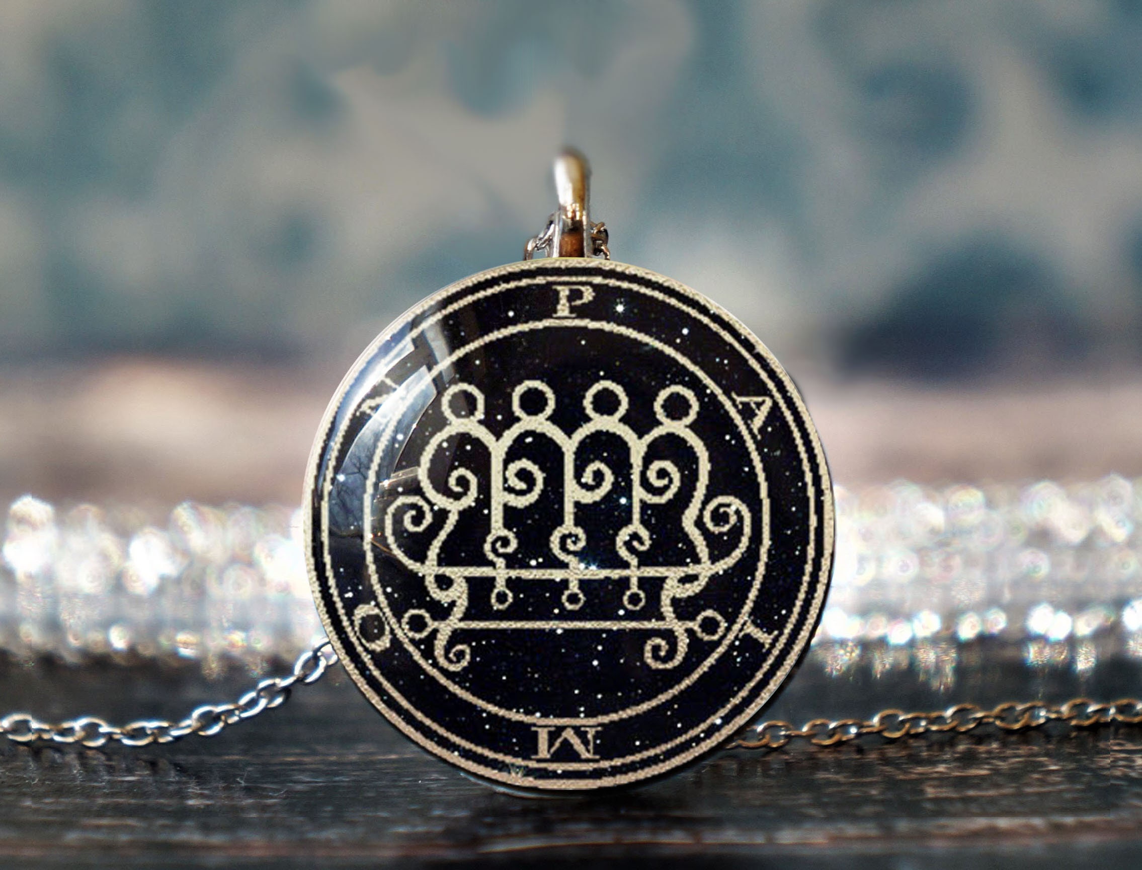 Paimon Seal , Lilith Necklace , Paimon Pendant , Paimon