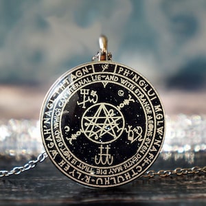 cthulhu necklace , cthulhu symbol , cthulhu pendant , cthulhu amulet ,