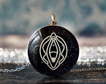 vagina pendant , yoni necklace , vulva pendant , yoni pendant , vulva necklace , feminist jewellery , vagina jewelry , vulva jewelry