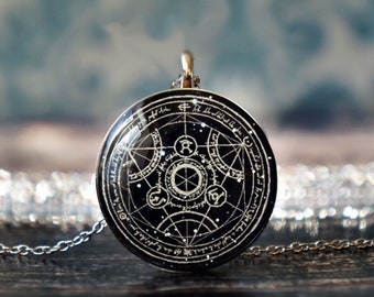 alchemy jewelry , alchemy symbols , alchemy pendant , seal of light