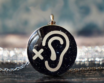 dove sieraden, dove ketting, gebarentaal geschenk, doof bewustzijn, slechthorend,