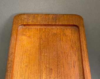 Mid Century Modern Danish Digsmed Wooden Teak Tray