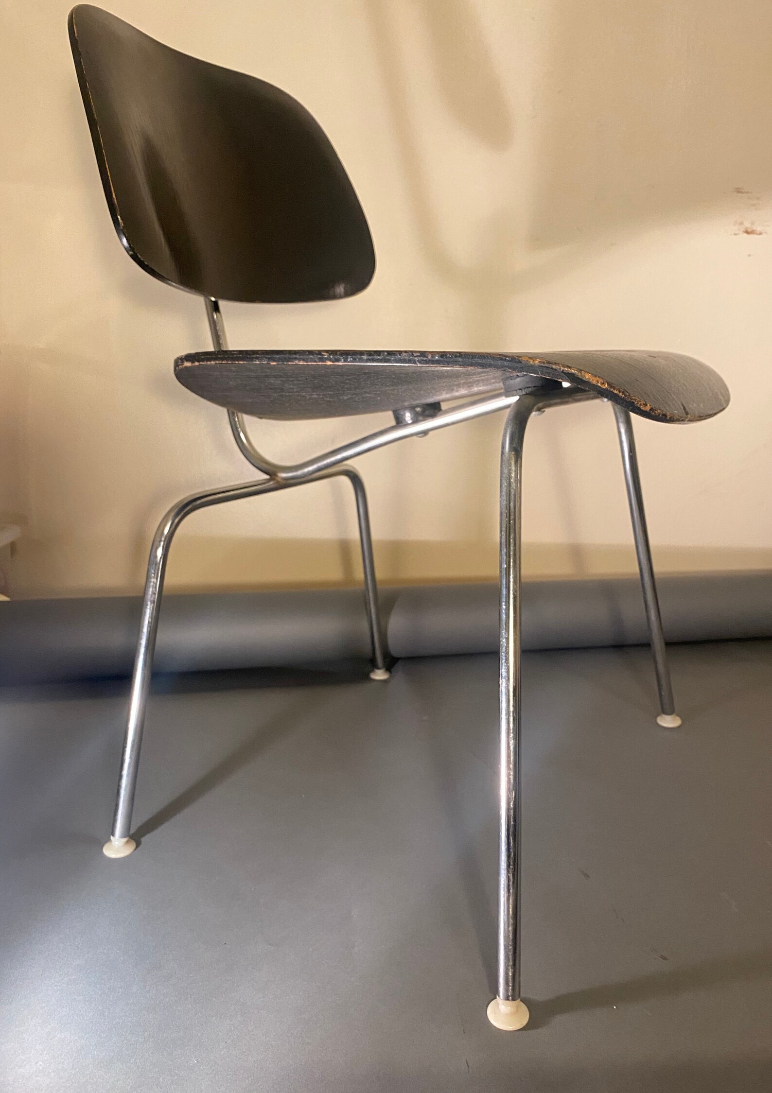 Eames Dark Plywood DCM Chair MCM potato Chip Chair Etsy