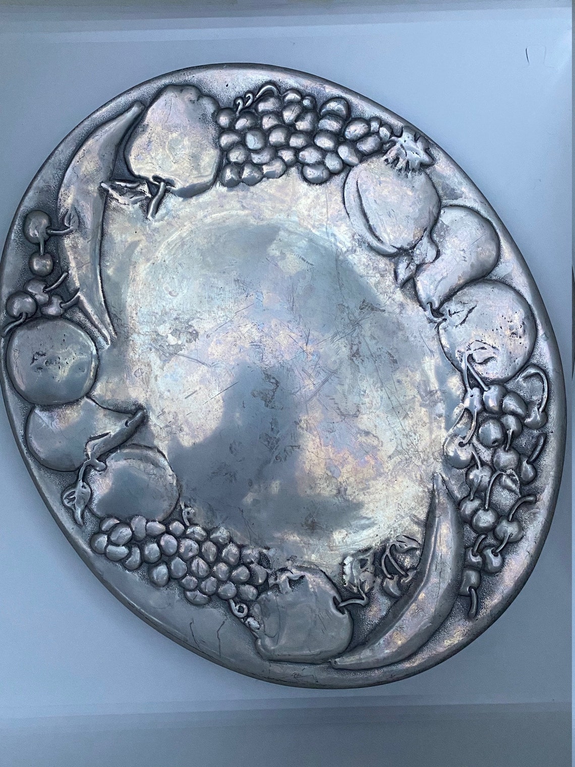 Oval Wilton Armetal Pewter Fruit Tray Platter Etsy