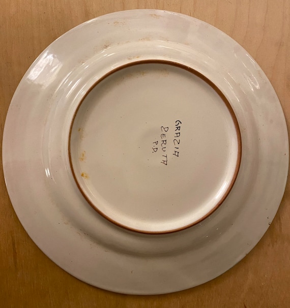 4 Vintage Italian Ceramiche Favaroni Carlo Deruta Grazia Deruta
