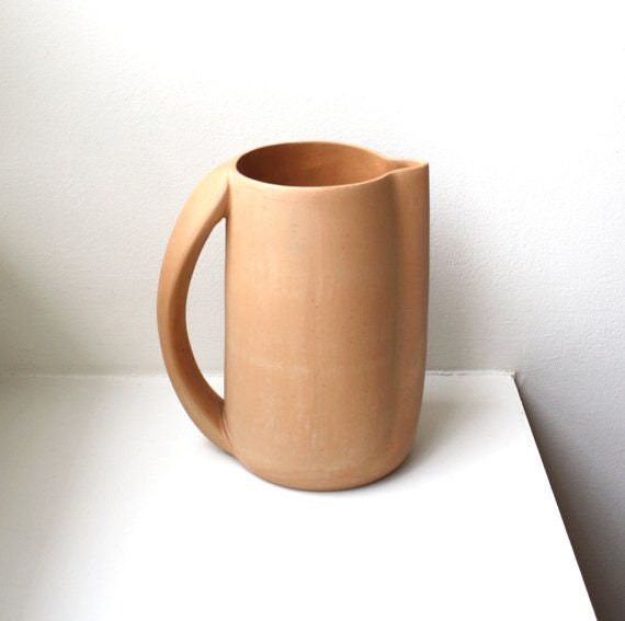 Elsa Peretti for Tiffany Terra Cotta Pitcher Etsy