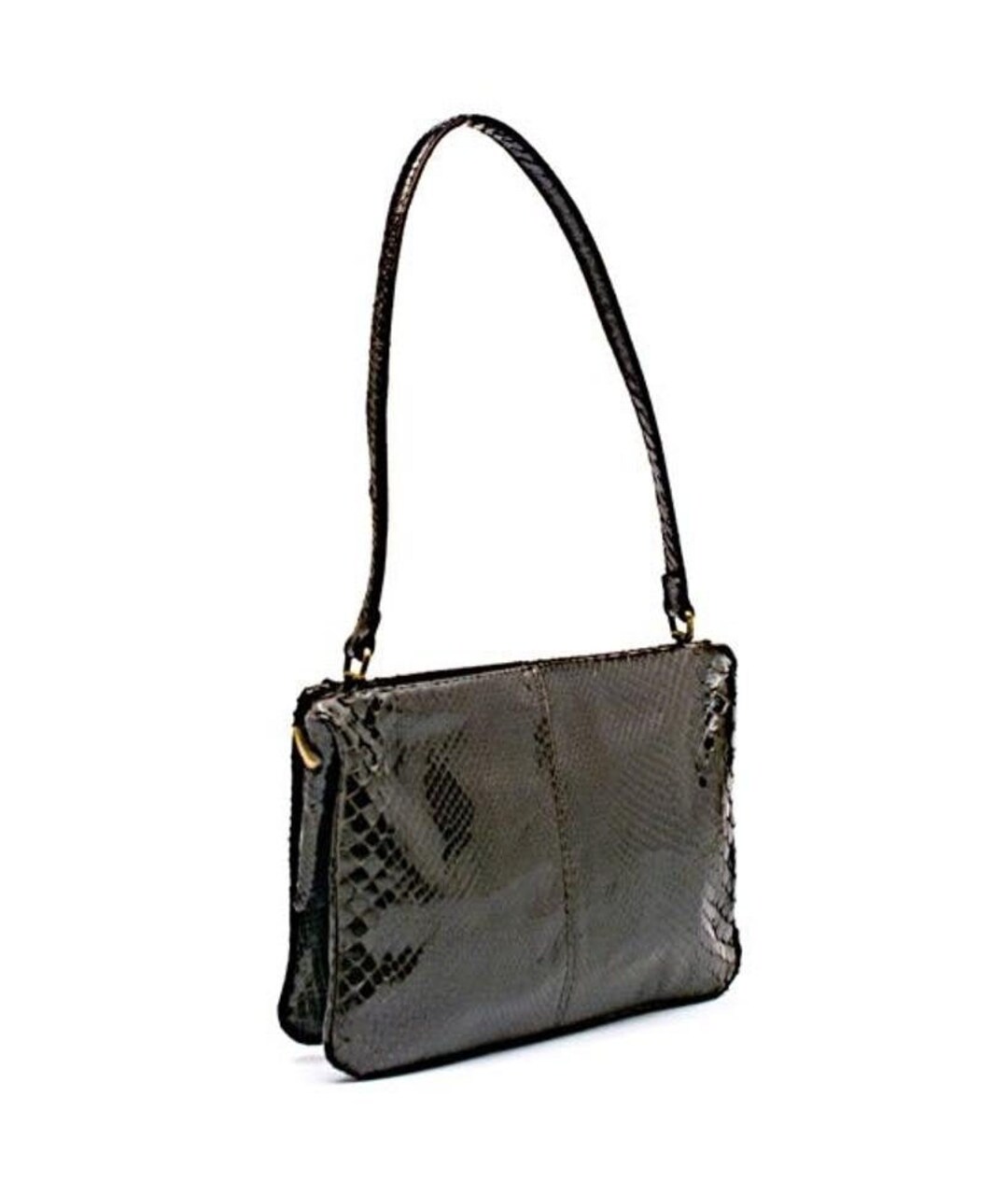 Vintage Dries Van Noten Snakeskin Leather Lady Bag With