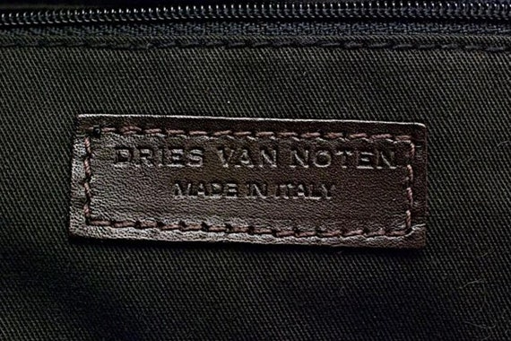 Vintage Dries Van Noten Snakeskin Leather Lady Ba… - image 3