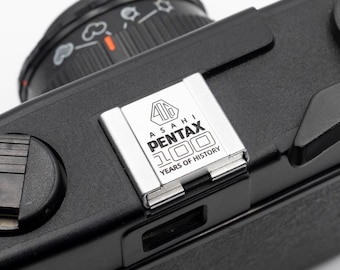 Custom Pentax Asahi Hot Shoe Cover: Engraved Camera Accessory