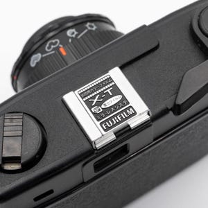 Custom Silver X-T Film Fujifilm Hot Shoe Cover, Unique Camera, Gift for Photographer, Customizable Camera Accessories