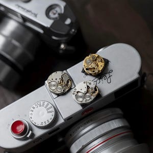 Custom Steampunk Hot Shoe Cover, Unique Camera, Gift for Photographer, Customizable Camera Accessories