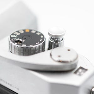 Custom Silver Camera Shutter Button, Unique Camera, Gift for Photographer, Customizable Camera Accessories