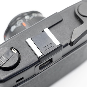 Custom Black Standard Hot Shoe Cover, Unique Camera, Gift for Photographer, Customizable Camera Accessories
