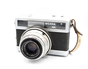 Werra 2 Vintage Camera + Carl Zeiss Tessar 50mm F2.8 Lens +