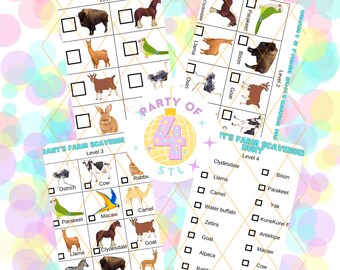 Grant's Farm Scavenger Hunt | Differentiated Kids Activity (Digital Download)