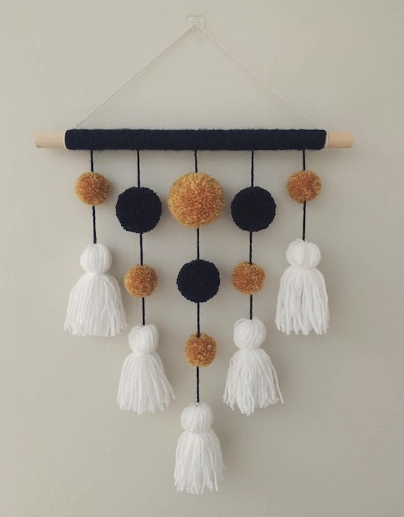 Pom Tassel Wall Hanging India Pom Tassel Wall Hanging India, Pom Chandelier Wall Hanging Kit