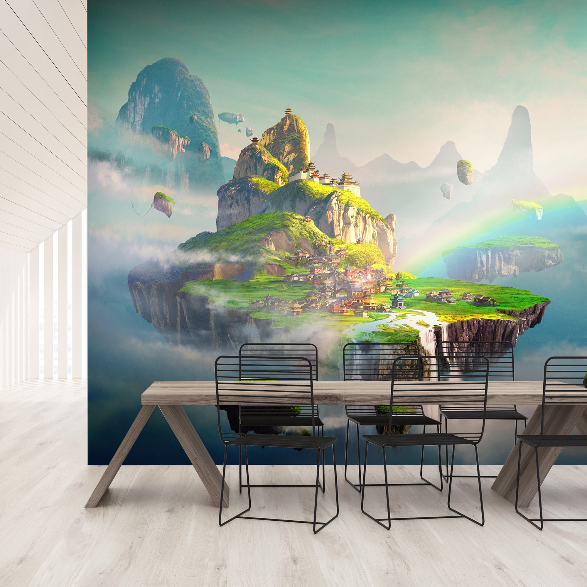 Fantasy Wall Mural / Chinese Style / Fairy Kingdom / Magic Atmosphere
