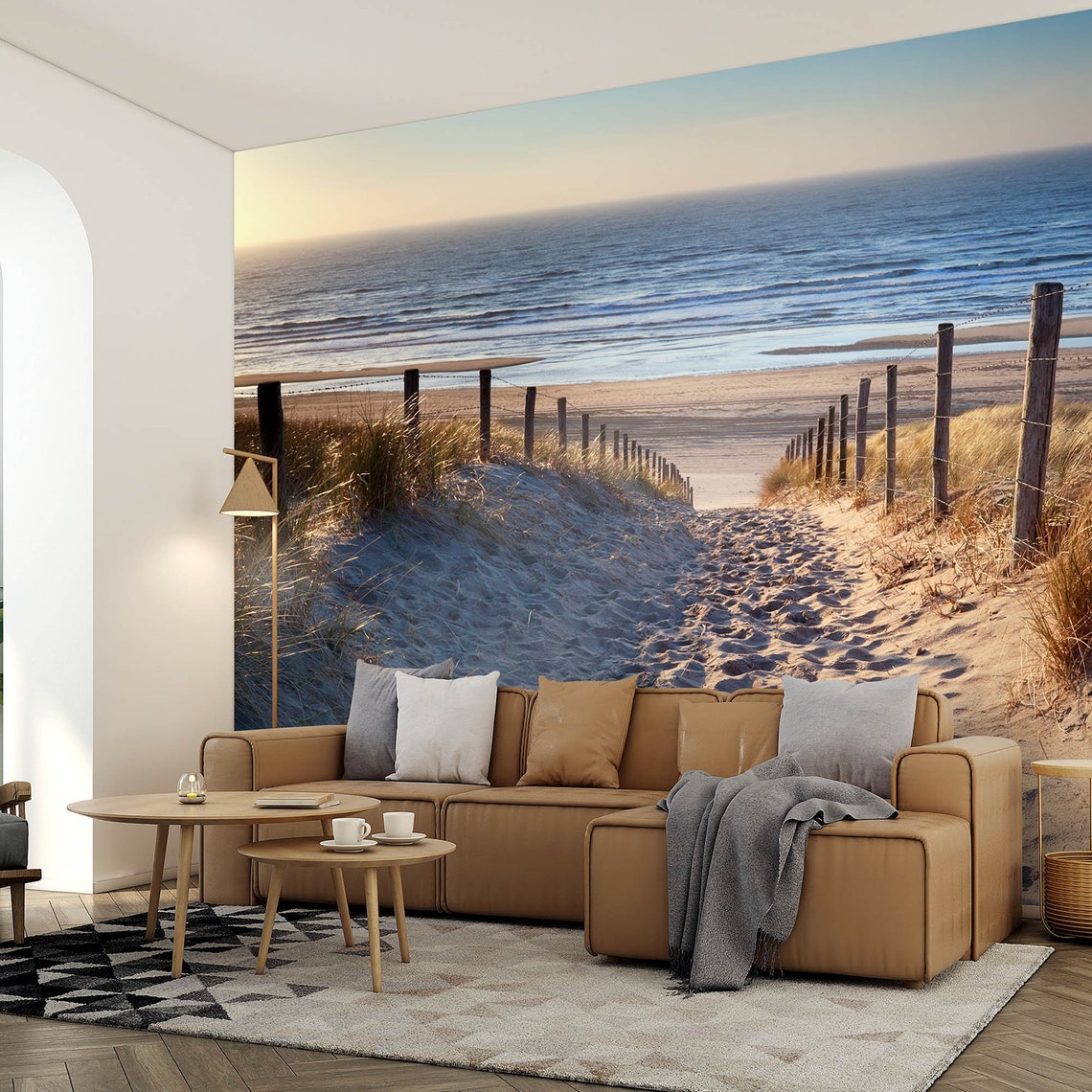 Beach Path Wall Mural / Coastal Wallpaper / North Sea / - Etsy UK
