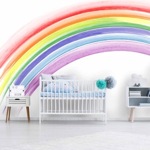 Carta da parati fotografica Astratto/arcobaleno acquerello/bei colori/colori vividi