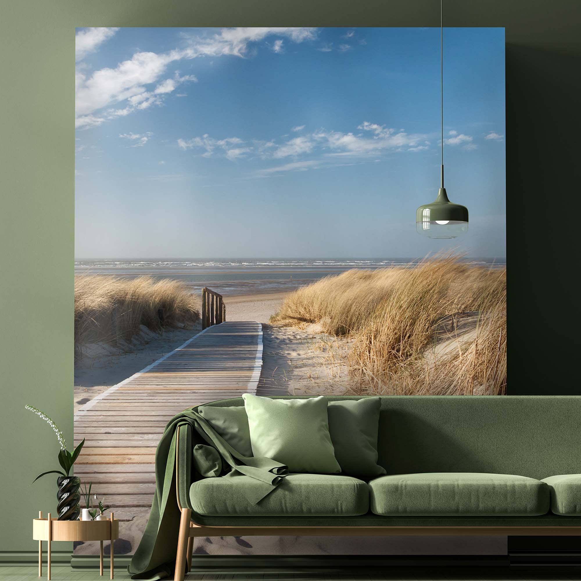 Beach Wall Mural / North Sea / Sand Dunes / Ocean / Beach Path Etsy UK
