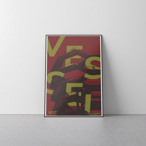Poster di Vessel Hudson Yards NYC