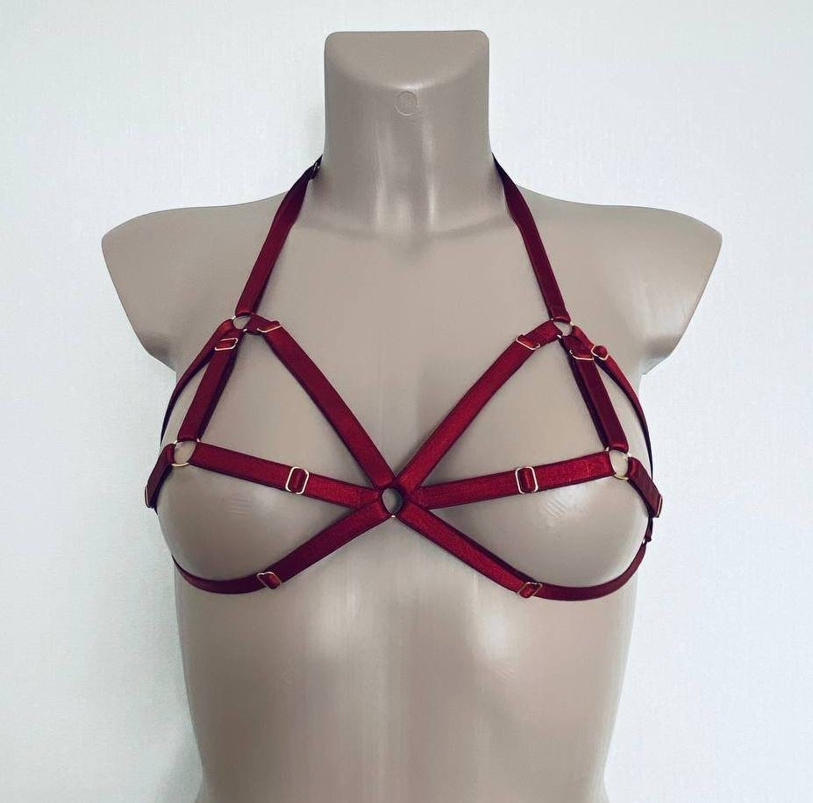 Harness bra cage bra harness lingerie Etsy
