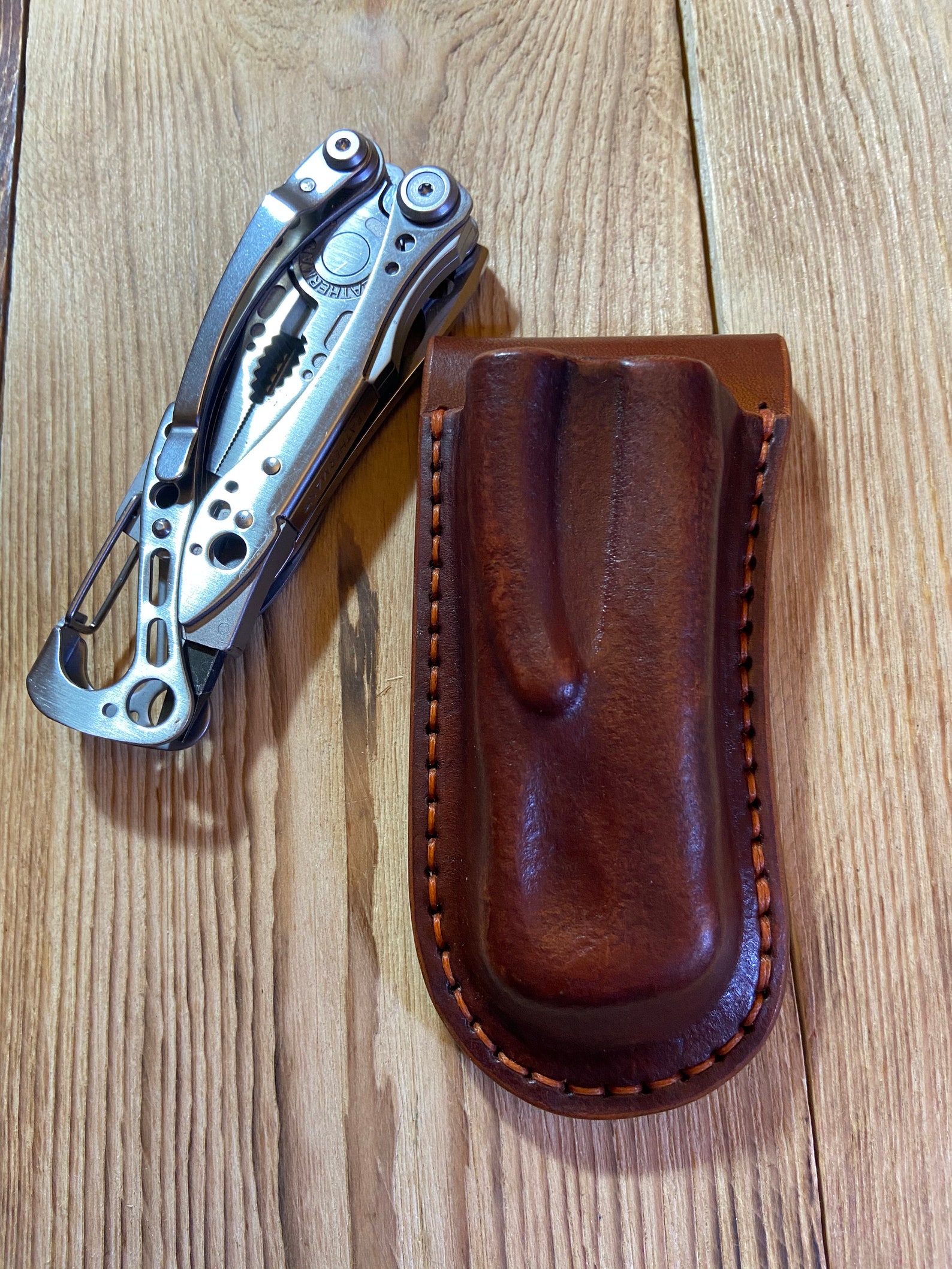Custom Leather Case Sheath for the Leatherman Skeletool Etsy
