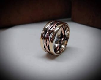 Triple Twist Celtic knot ring