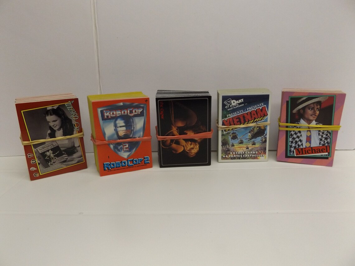 5 Card Pack Set Vintage Trading Cards' Etsy Canada