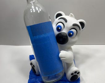 3d Printed Teddy Bear wine bottle holder
