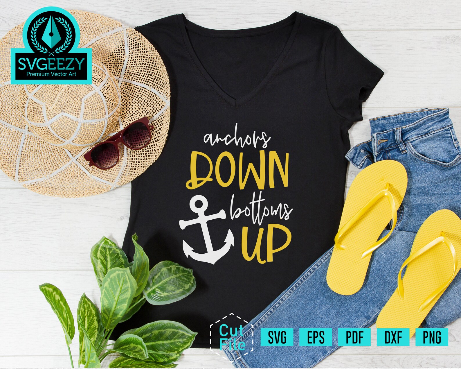 Anchors Down Bottoms up SVG Booze Cruise Cruise Control Etsy